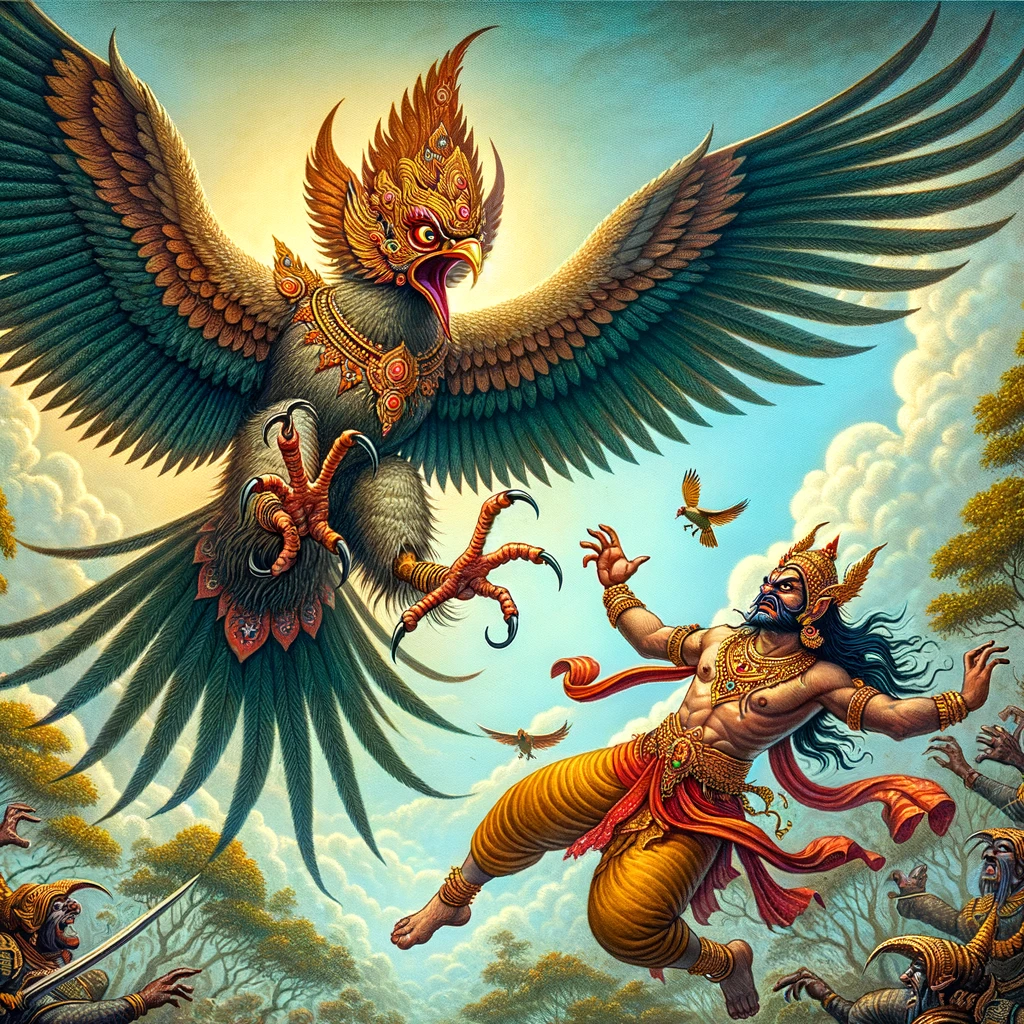 Jataayu Challenges Ravana